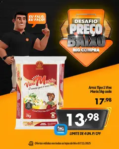 Pré-Visualização do folheto "Ofertas do Desafio do Preço" da loja Big Compra válido a partir de 06/11/2025