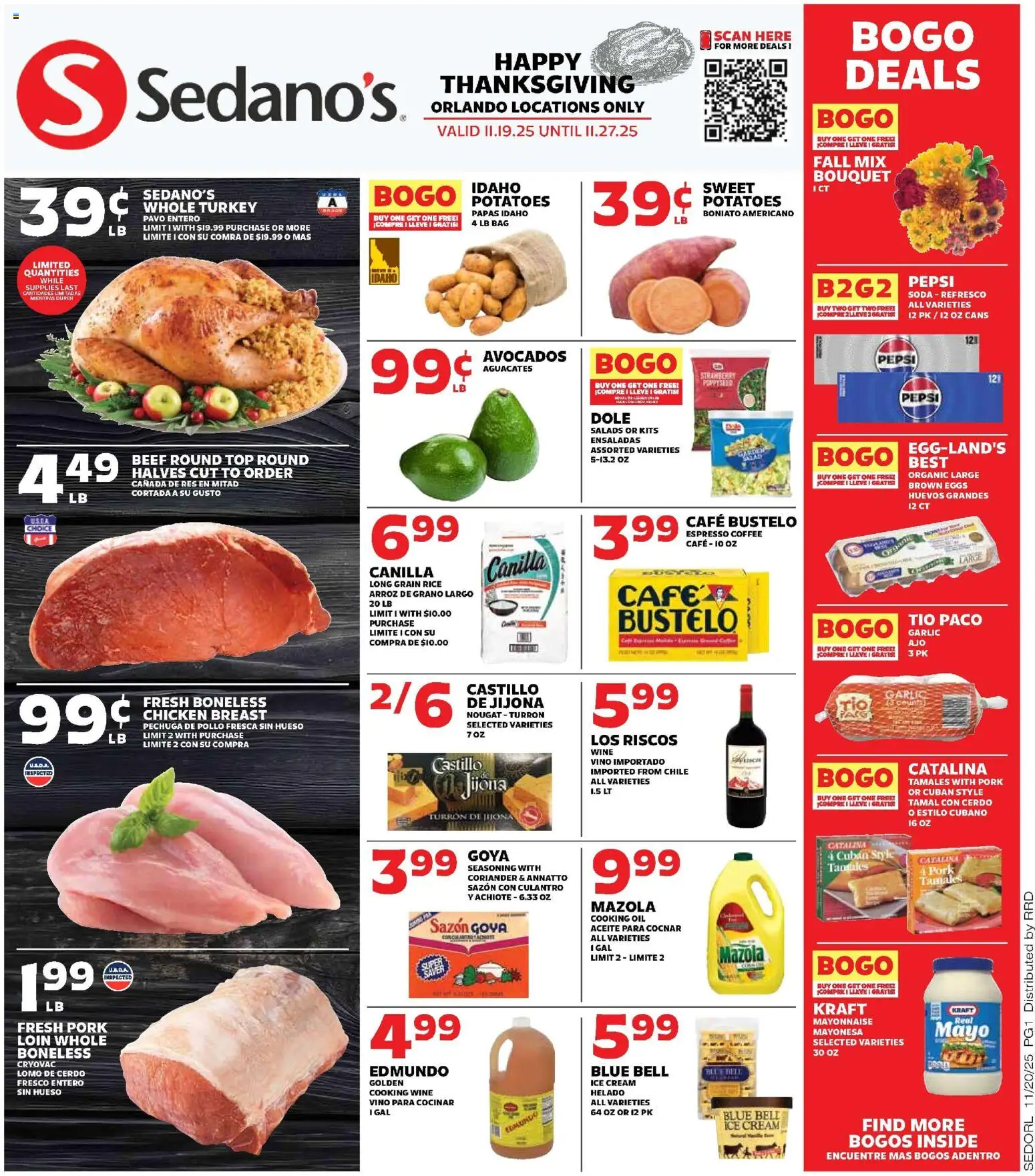 Ad Preview of Sedano's Weekly Ad from 11/19/2025