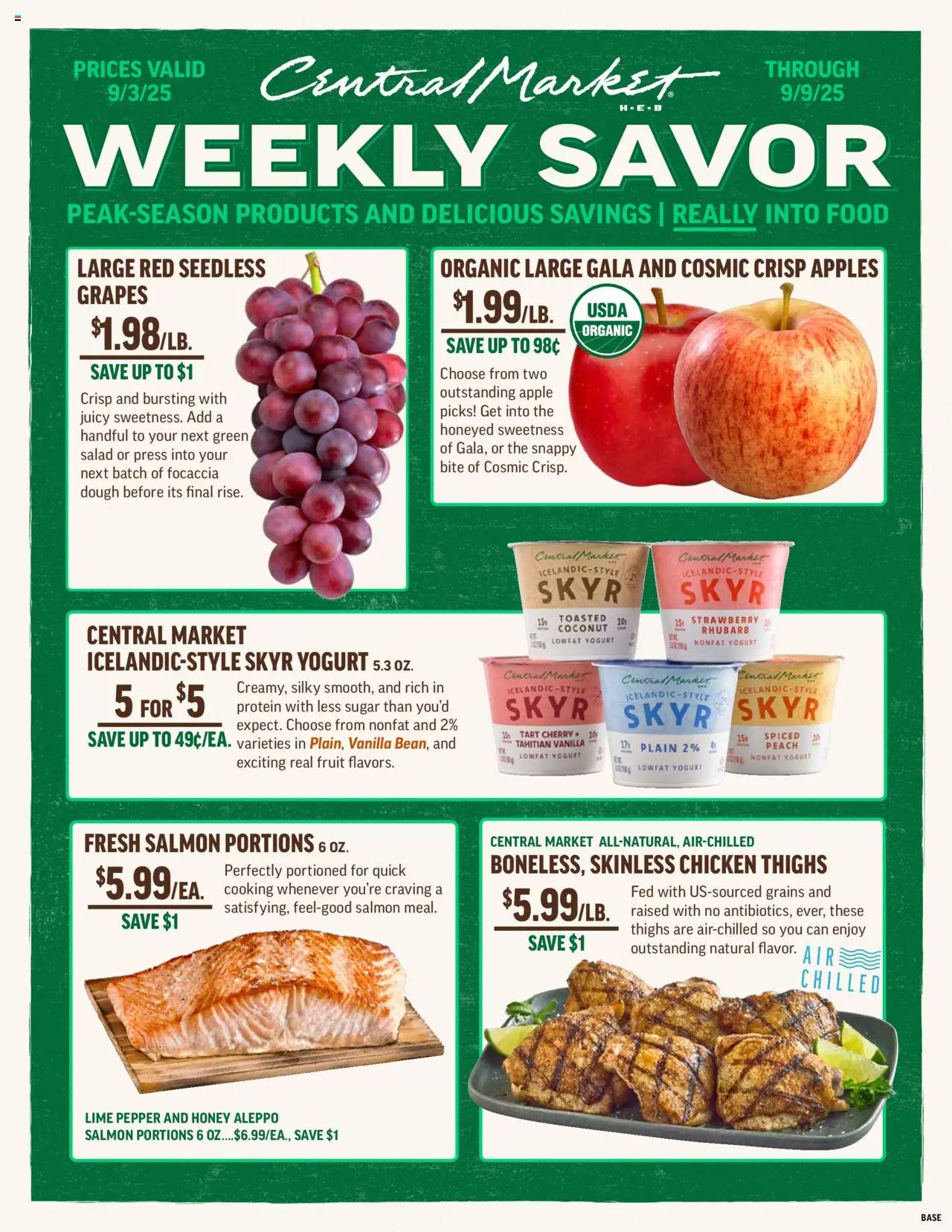 Central Market Weekly Ad from 09/03/2025 - Flyer - Page number 1