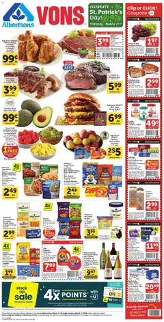 Ad Preview of Vons Vons Weekly Ad from 03/11/2026
