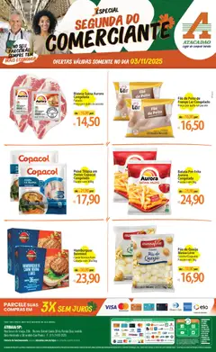 Pré-Visualização do folheto "Ofertas - SP" da loja Atacadão válido a partir de 03/11/2025