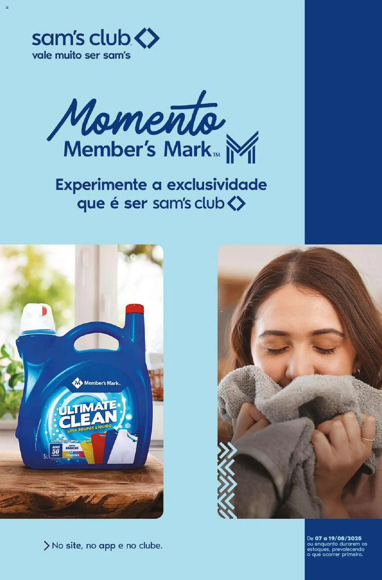 Sam's Club folheto "Ofertas Momento Members Mark" válido a partir de 07/08/2025 - número de página 1