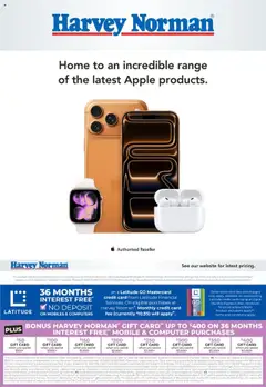 Preview of catalogue Apple from shop Harvey Norman valid 19/09/2025