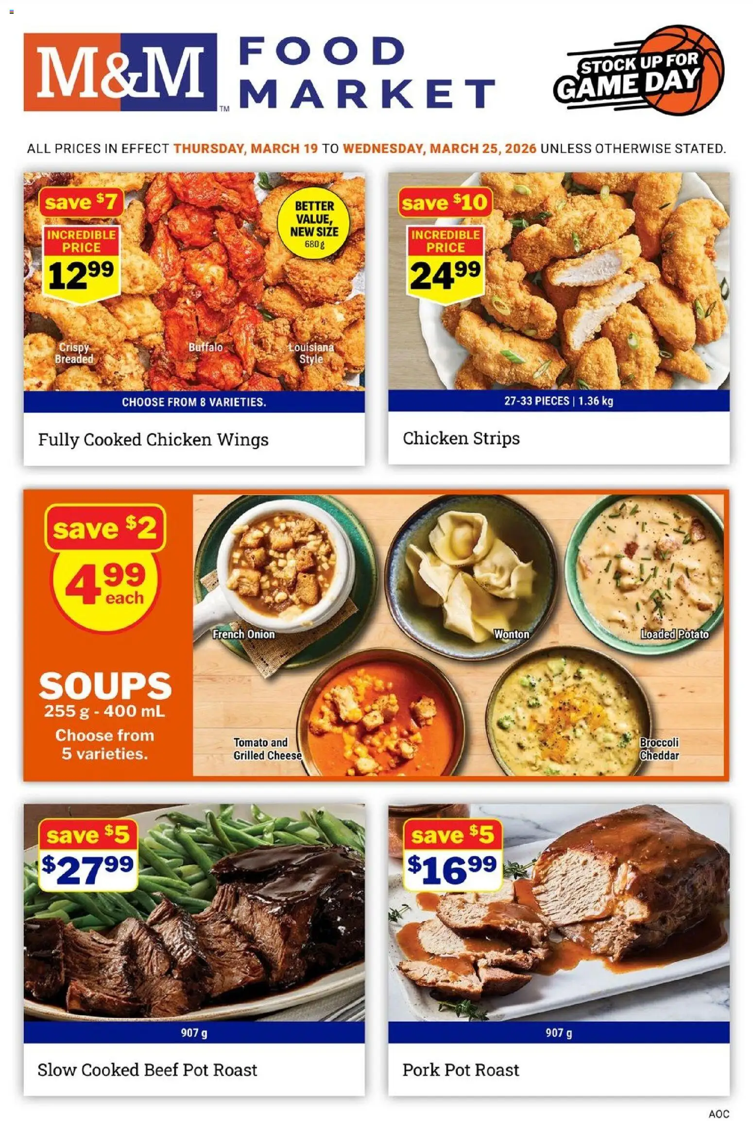 Preview of leaflet M&M Food Market weekly flyer / circulaire from shop M&M Food Market is valid from Mar 19, 2026