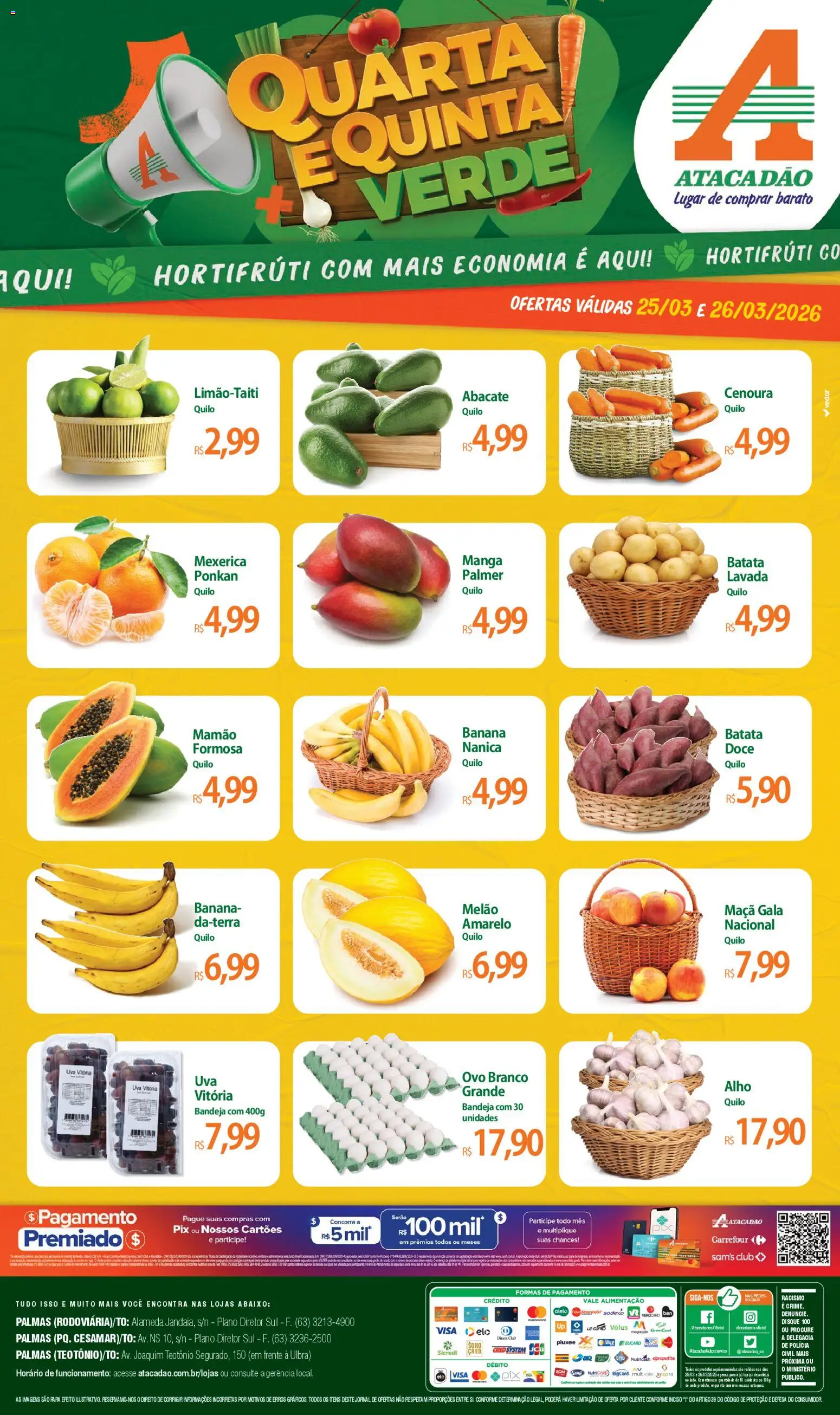 Pré-Visualização do folheto "Atacadão ofertas - TO" da loja Atacadão válido a partir de 25/03/2026
