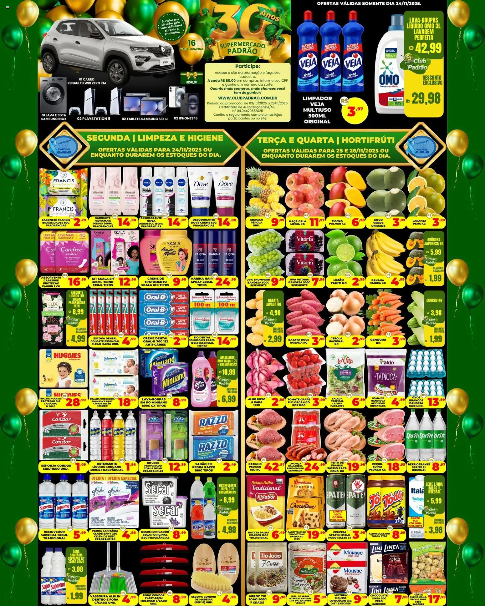 Pré-Visualização do folheto "Black Friday" da loja Supermercado Padrão válido a partir de 24/11/2025