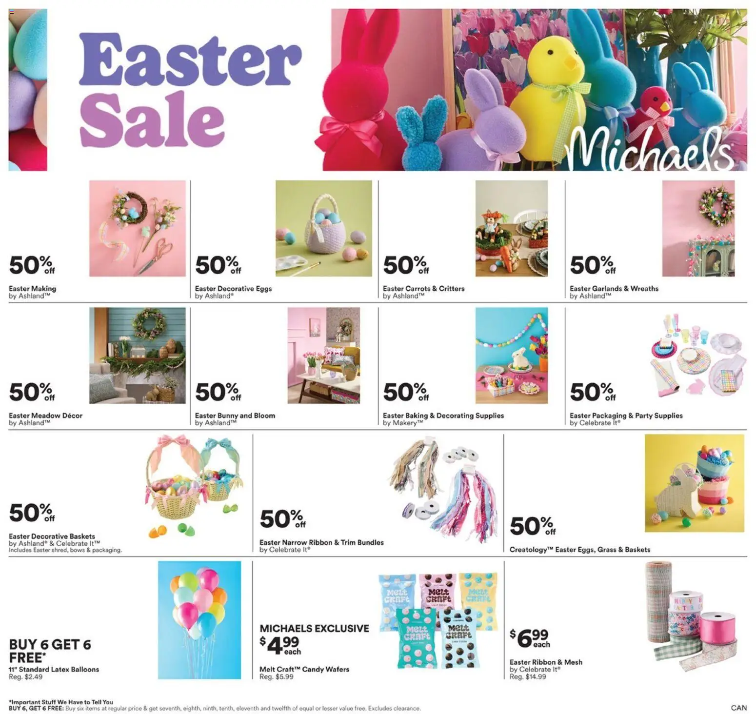 Preview of leaflet Michaels weekly flyer / circulaire from shop Michaels is valid from Mar 20, 2026