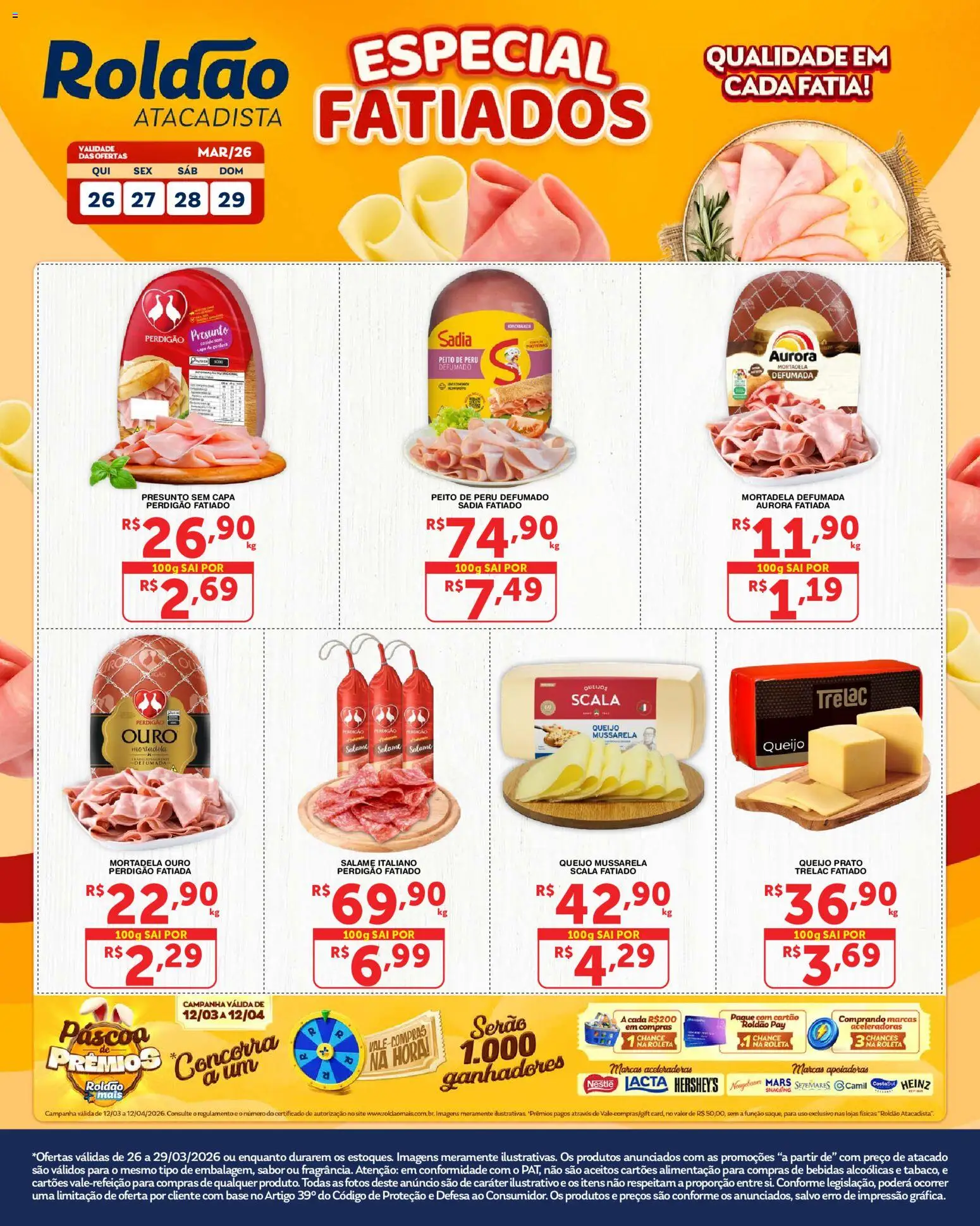 Pré-Visualização do folheto "Roldão ofertas Fatiados" da loja Roldão válido a partir de 29/03/2026