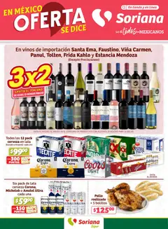 Vista previa las ofertas de la tienda Soriana - Fin de Semana Súper: Nuevo León, Ciudad Victoria y Tampico desde el 08/01/2026 