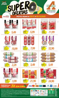 Pré-Visualização do folheto "Ofertas - RS" da loja Atacadão válido a partir de 03/11/2025