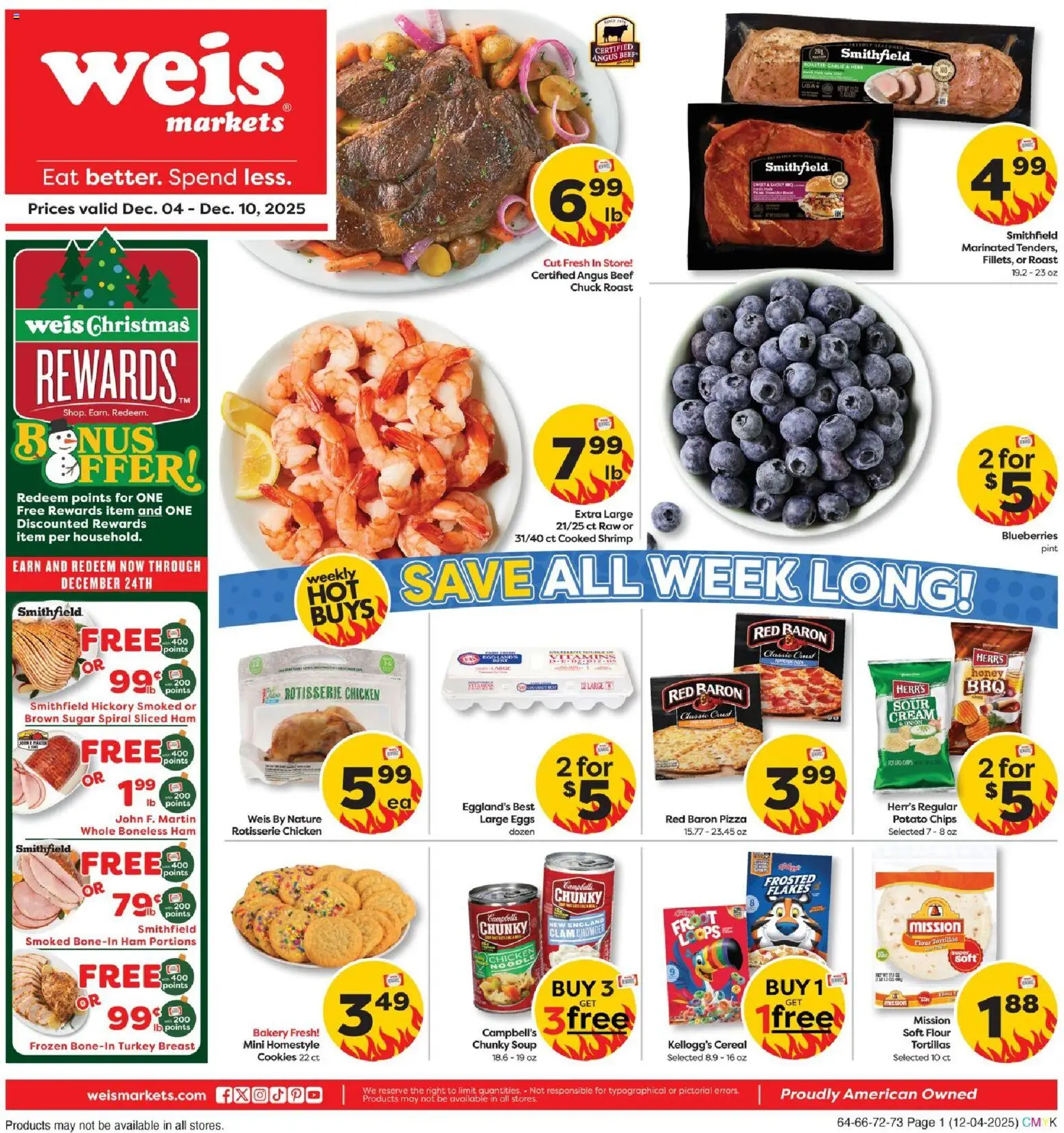 Ad Preview of Weis Weekly Circular - WV from 12/04/2025