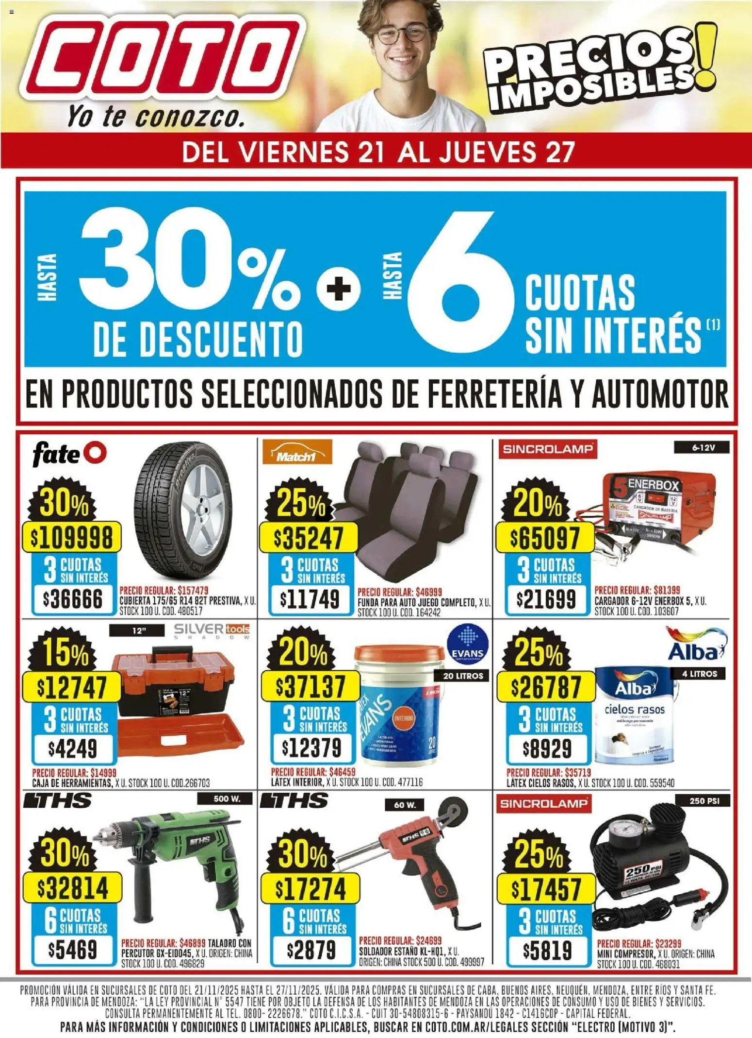 Vista previa del folleto de la tienda Coto válido desde el 21/11/2025 