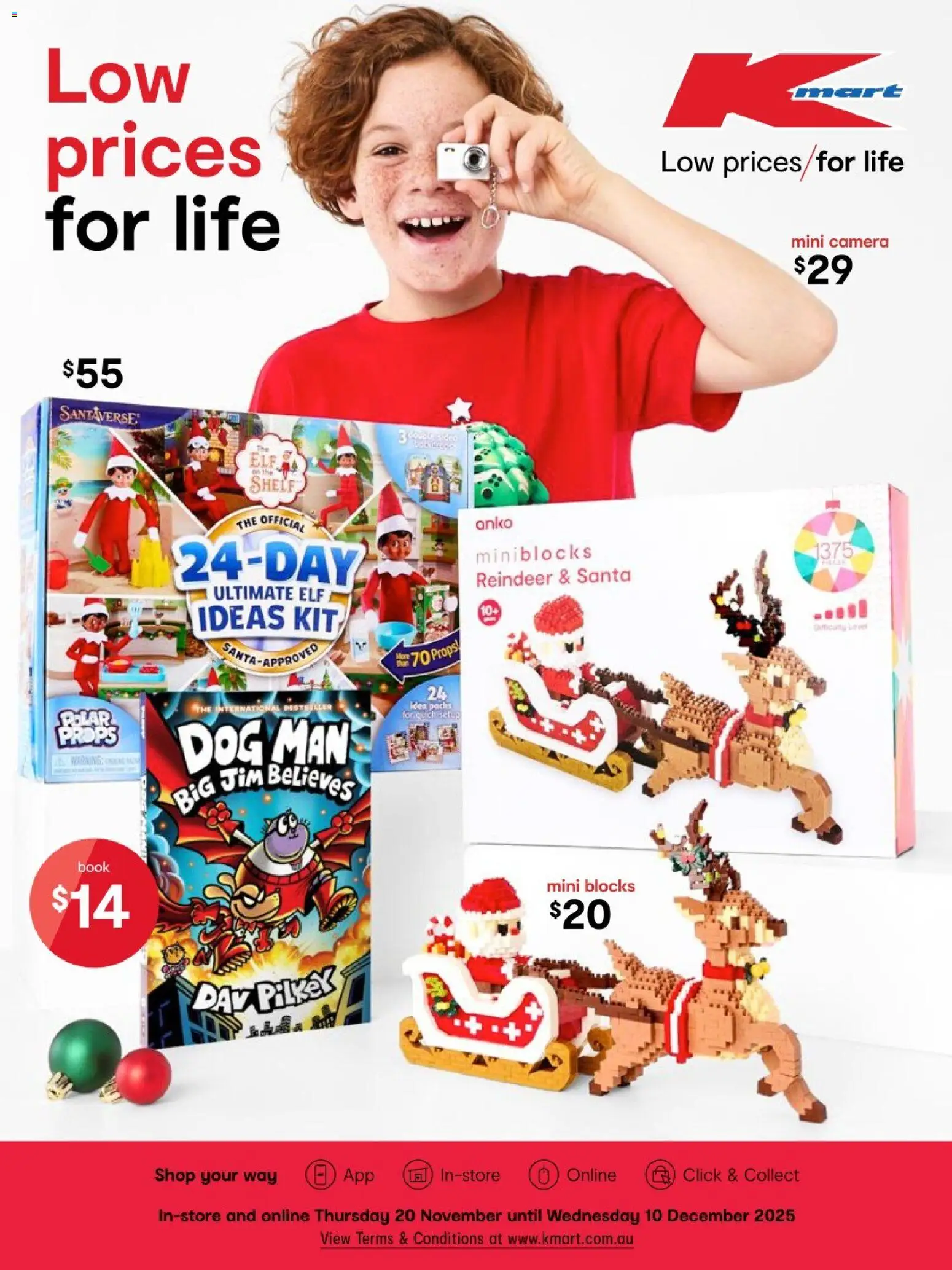 Preview of catalogue Catalogue from shop Kmart valid 20/11/2025 - Camera