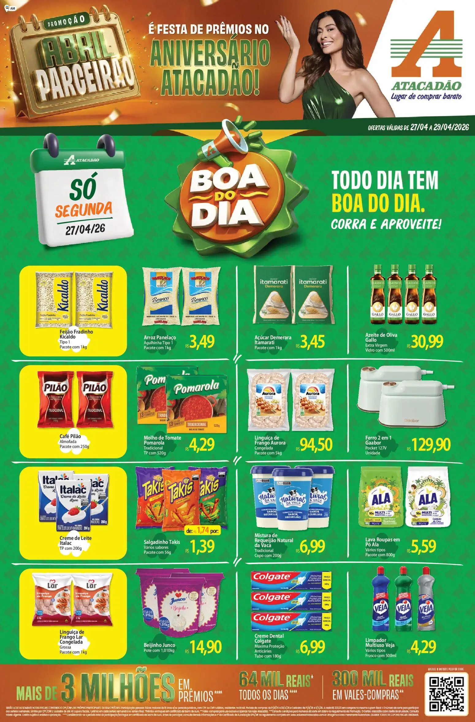 Pré-Visualização do folheto "Atacadão ofertas - AM" da loja Atacadão válido a partir de 27/04/2026