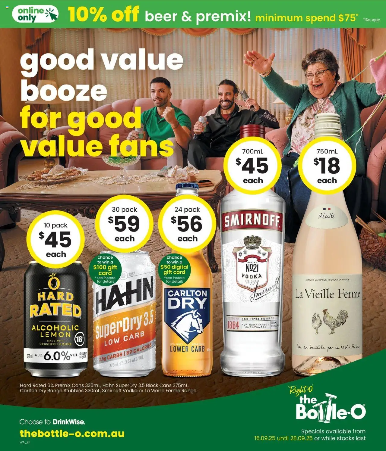 The Bottle-O catalogue valid from 14/09/2025 - page 1