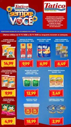Pré-Visualização do folheto "Ofertas da semana" da loja Tatico válido a partir de 17/11/2025