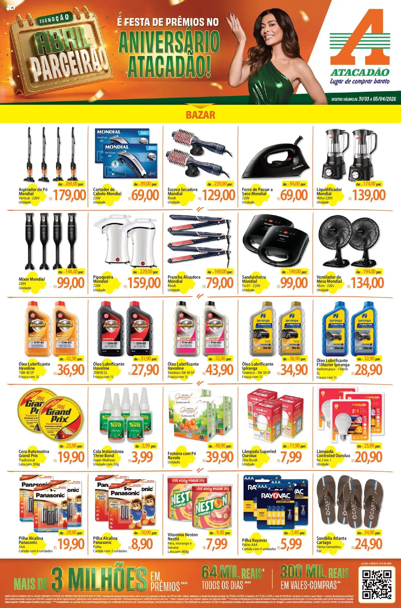 Pré-Visualização do folheto "Atacadão ofertas - PE" da loja Atacadão válido a partir de 31/03/2026