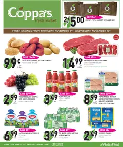 Preview of leaflet Weekly flyer / circulaire from shop Coppas Fresh Market is valid from Nov 06, 2025