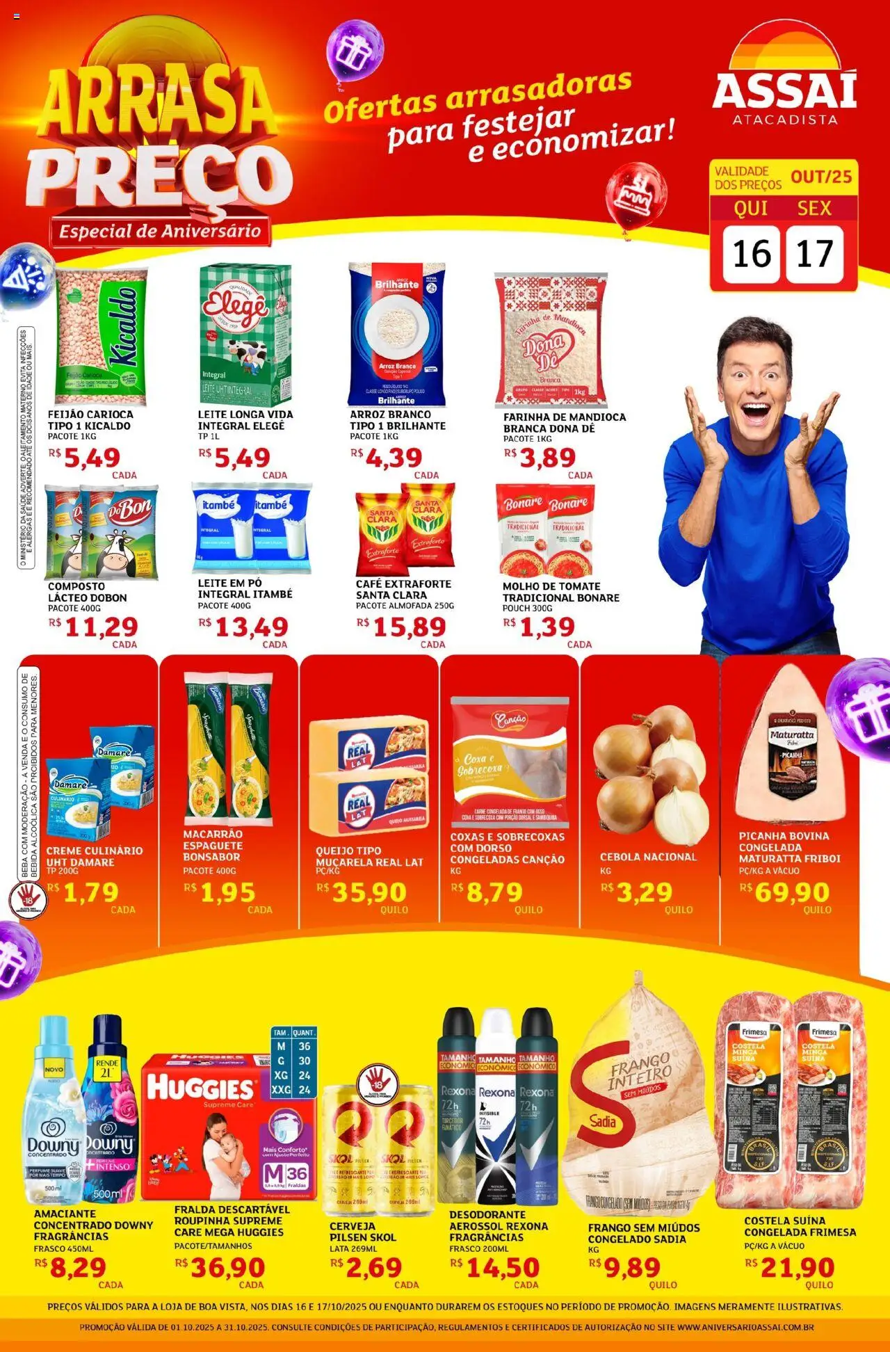 Assaí Atacadista folheto "Encarte - RR" válido a partir de 16/10/2025 - número de página 1