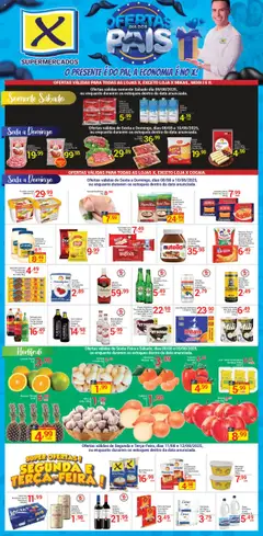 Pré-Visualização do folheto "Ofertas da semana" da loja X Supermercados válido a partir de 08/08/2025