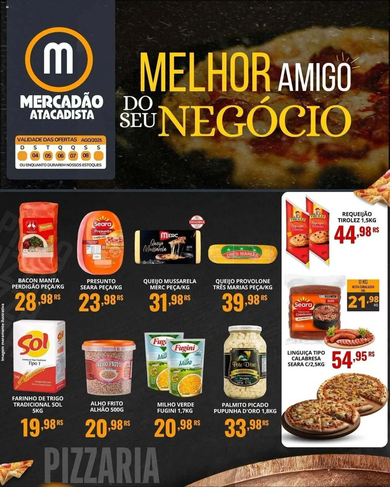 Mercadão Atacadista folheto "Ofertas da semana" válido a partir de 04/08/2025 - número de página 1