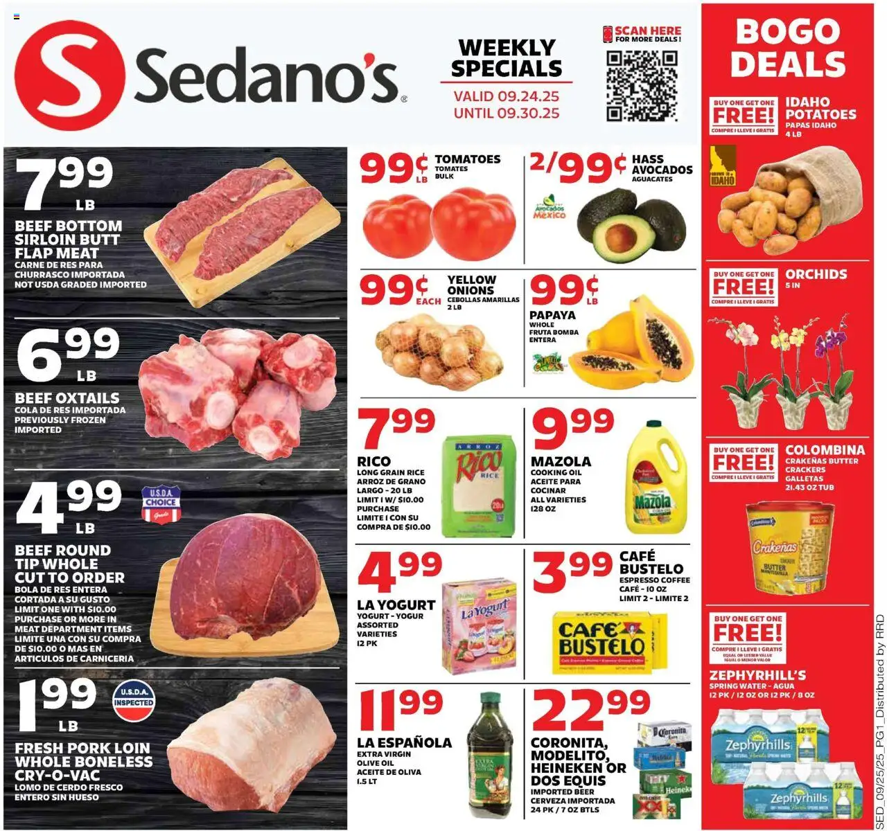 Sedano's Weekly Ad from 09/24/2025 - Flyer - Page number 1