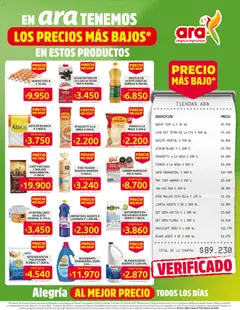  Vista previa del prospecto Ahorra con precios bajos y ofertas en la canasta familiar | ara del almacen Ara válida del 27/01/2026 al 11/02/2026