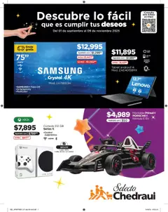 Vista previa las ofertas de la tienda Chedraui - Folleto Selecto Chedraui desde el 01/09/2025 