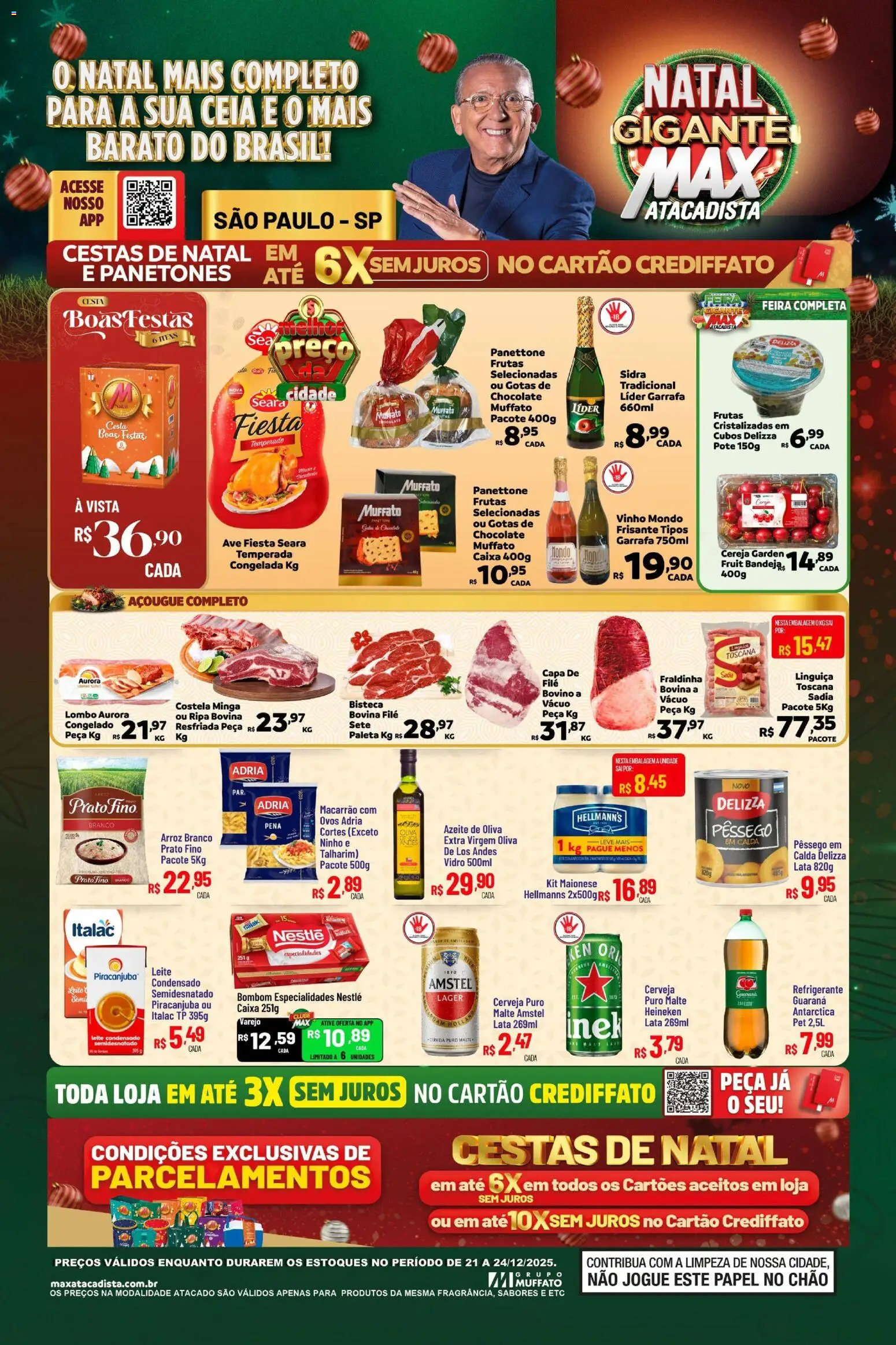 Pré-Visualização do folheto "Ofertas da semana" da loja Max Atacadista válido a partir de 21/12/2025