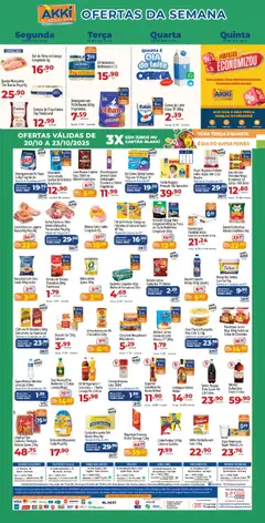 Pré-Visualização do folheto "Ofertas da semana" da loja Akki Atacadista válido a partir de 20/10/2025