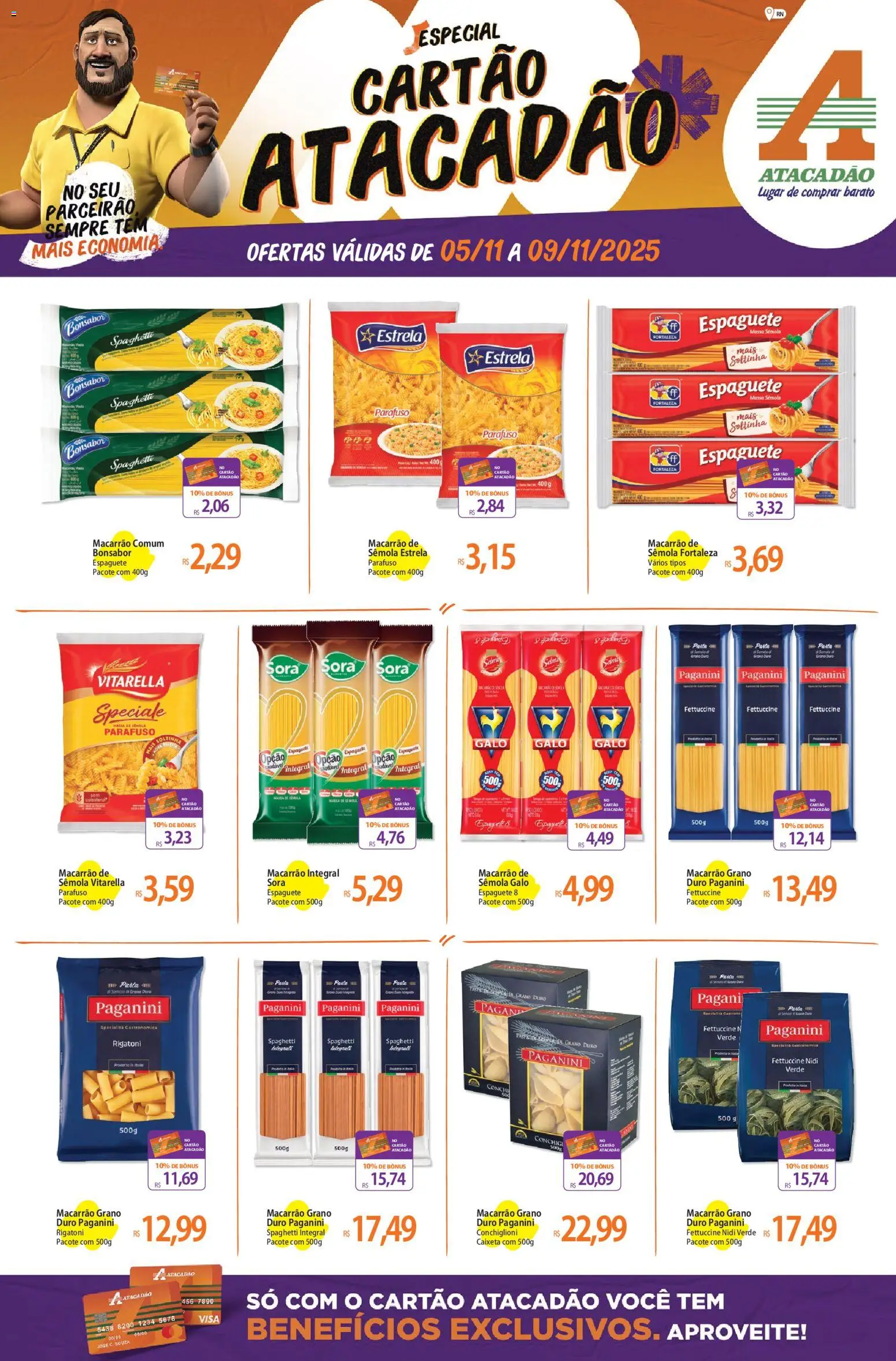 Pré-Visualização do folheto "Ofertas - RN" da loja Atacadão válido a partir de 05/11/2025