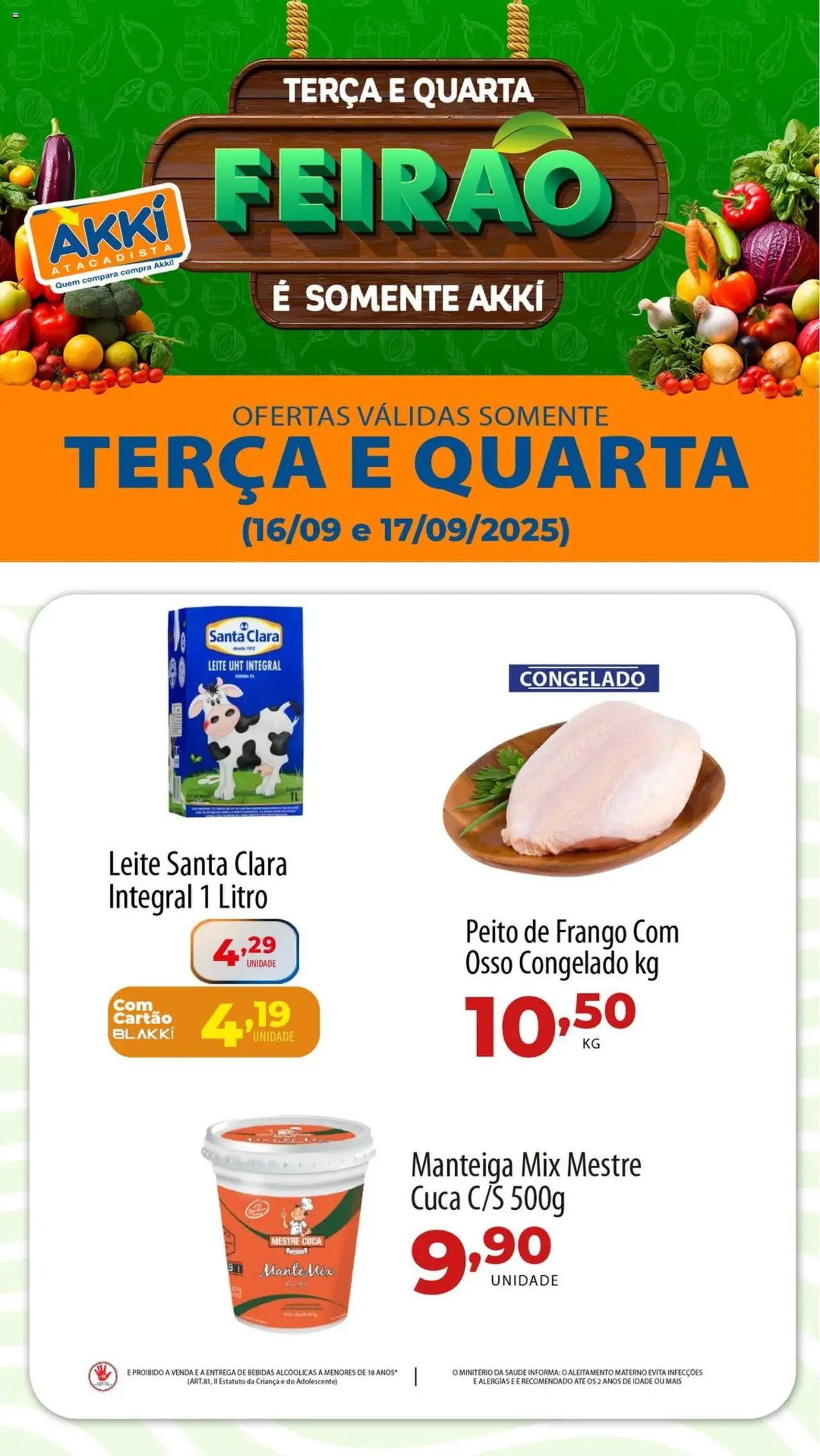 Akki Atacadista folheto "Ofertas Feirão" válido a partir de 16/09/2025 - número de página 1
