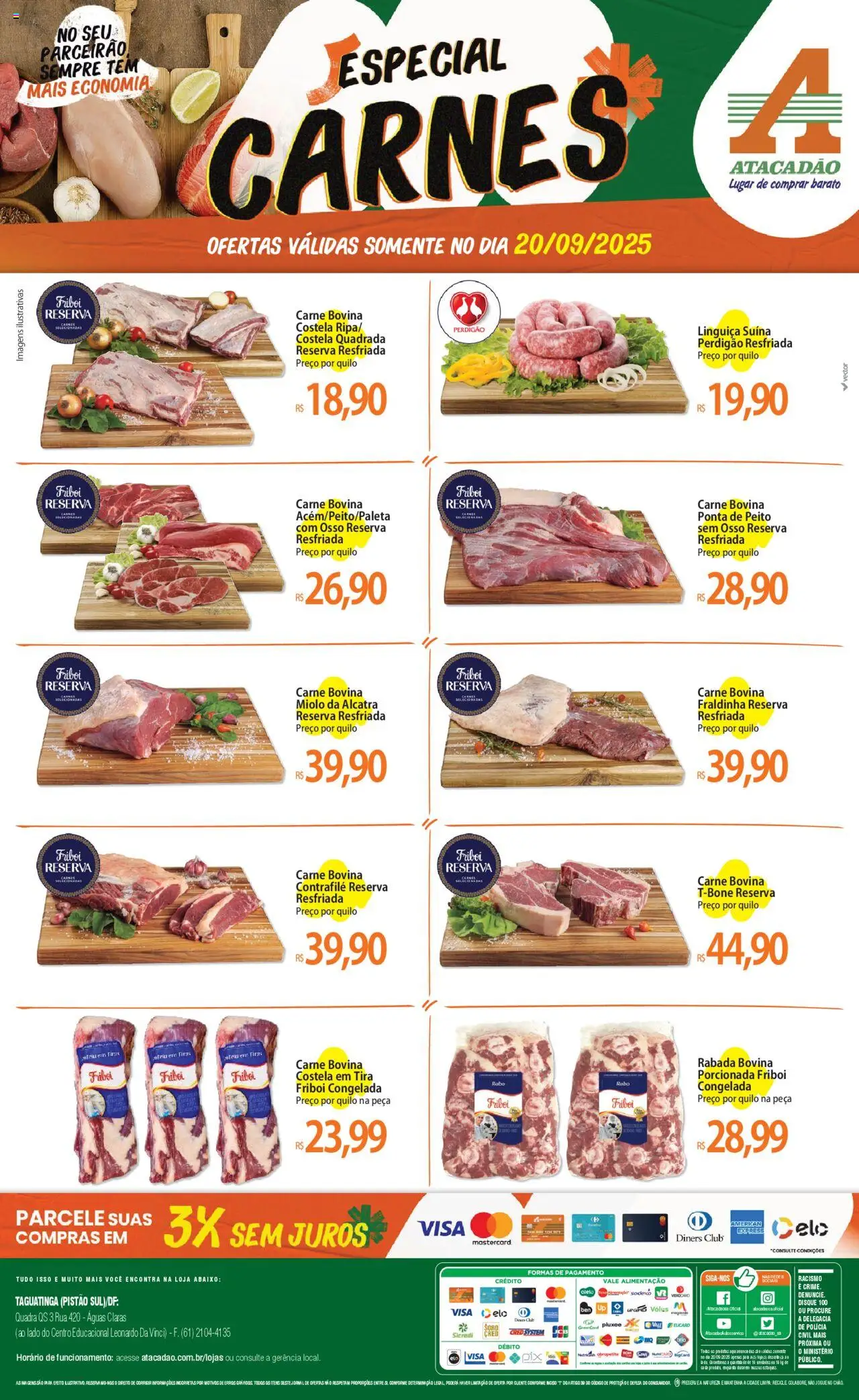 Atacadão folheto "Ofertas - DF" válido a partir de 20/09/2025 - número de página 1