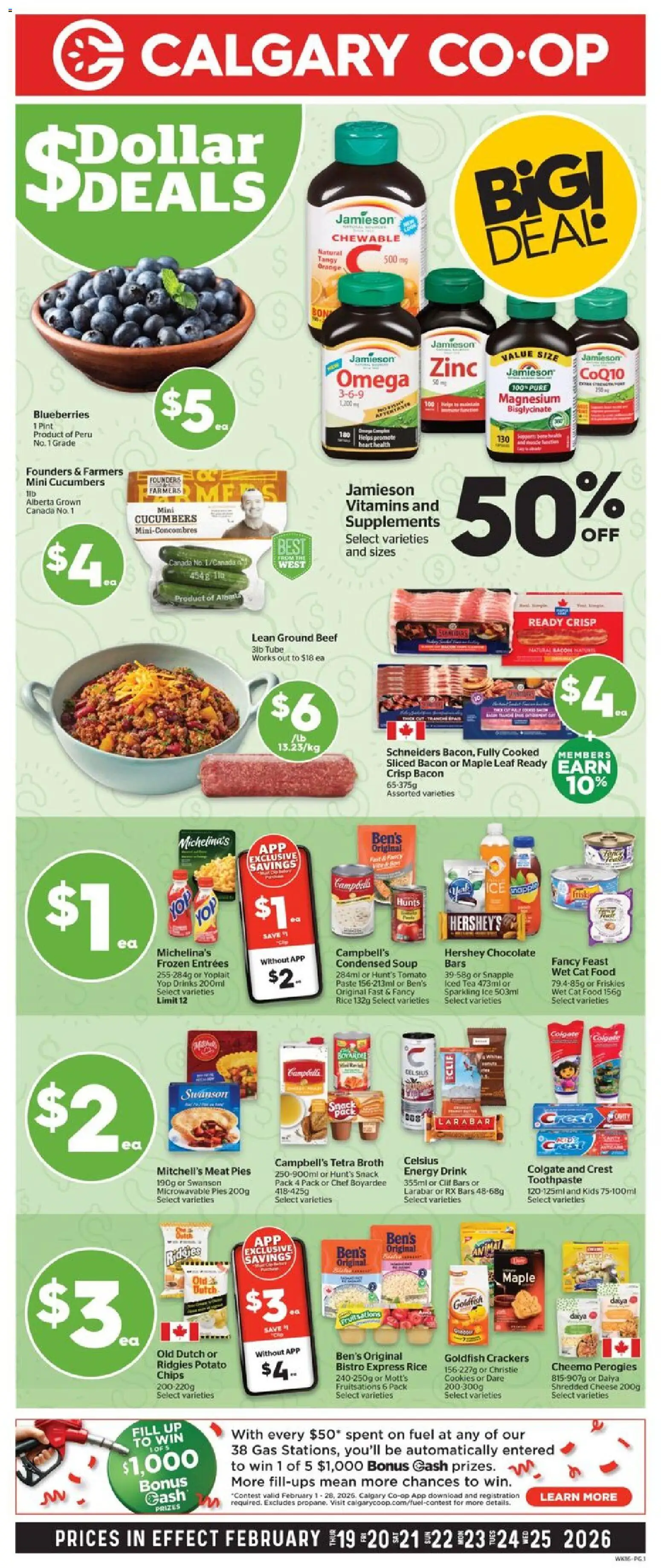 Preview of leaflet Weekly flyer / circulaire from shop Calgary Co-op is valid from Feb 19, 2026