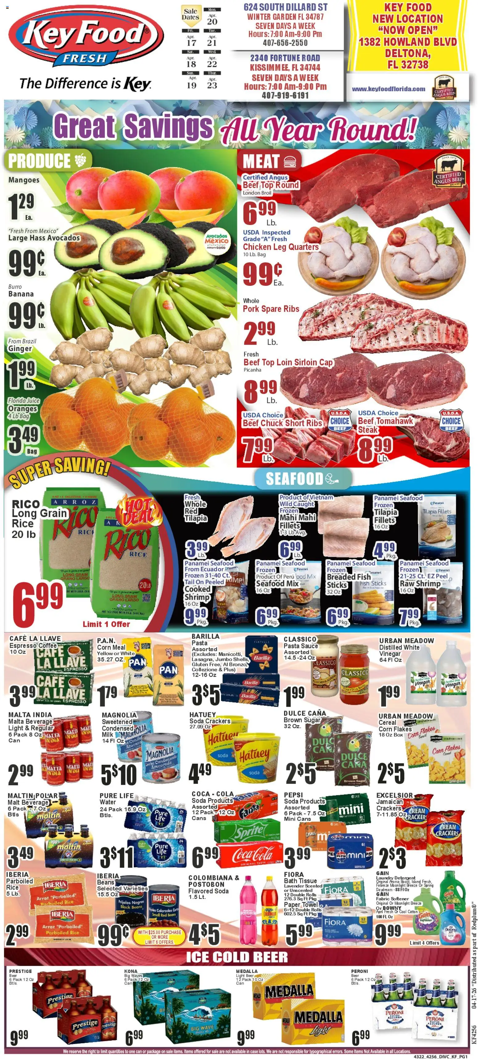 Ad Preview of Key Food Key Food Weekly Ad from 04/17/2026