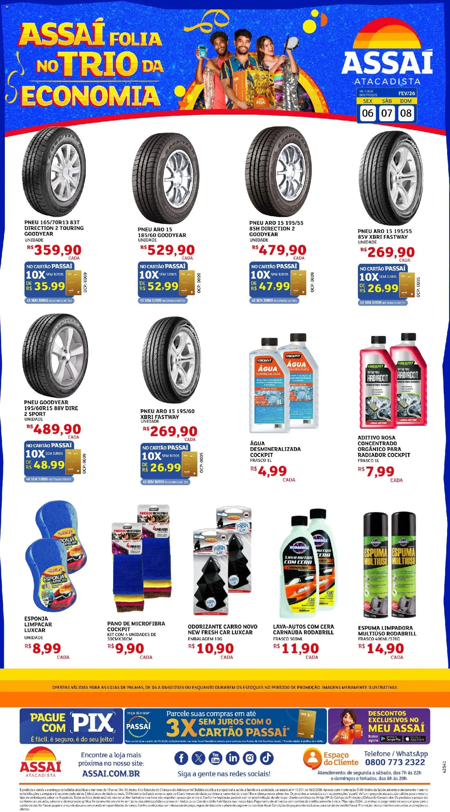 Pré-Visualização do folheto "Encarte - TO" da loja Assaí Atacadista válido a partir de 06/02/2026