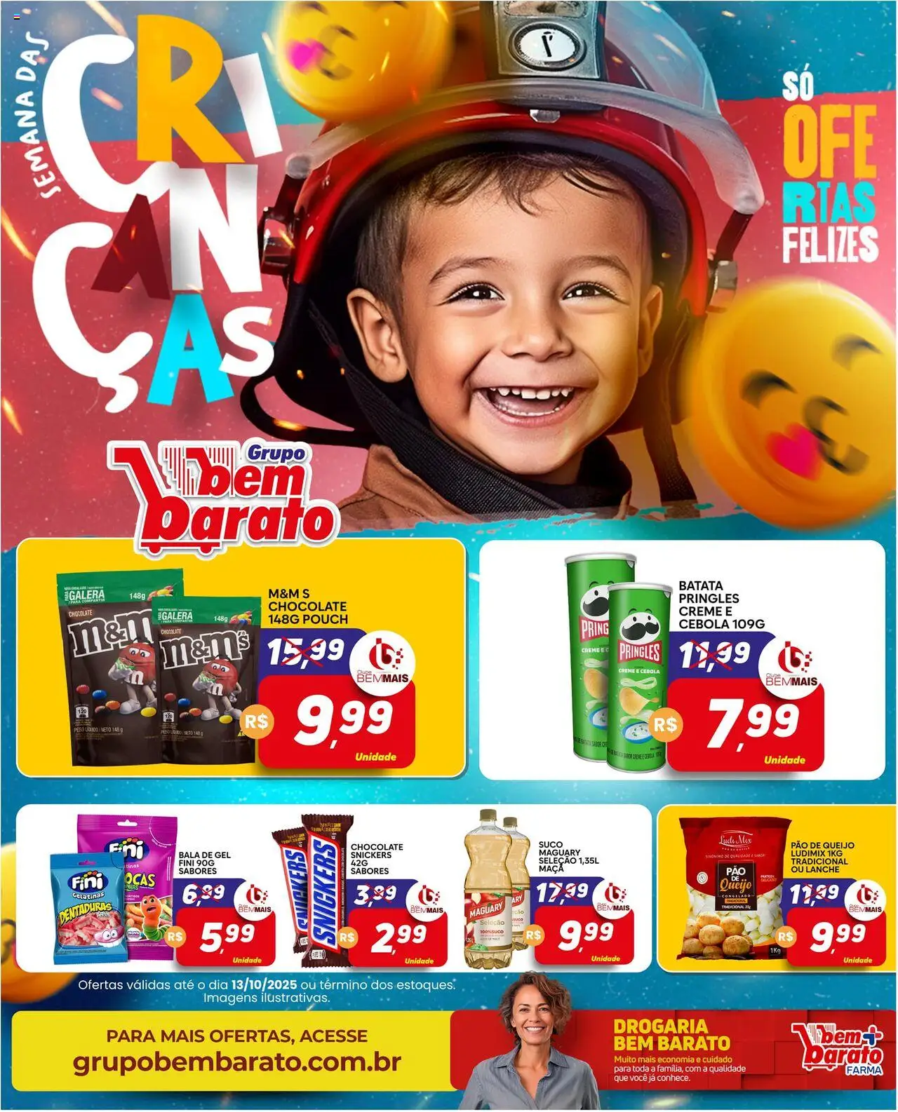 Supermercado Bem Barato folheto "Ofertas da semana" válido a partir de 07/10/2025 - número de página 1
