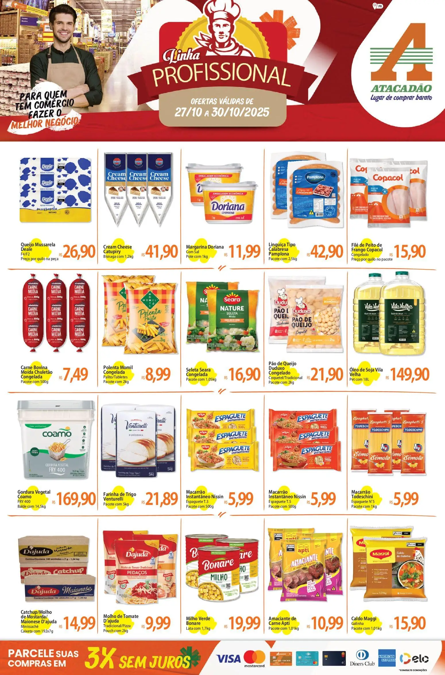 Atacadão folheto "Ofertas - PR" válido a partir de 27/10/2025 - número de página 1