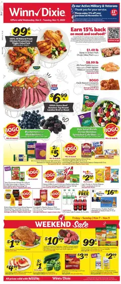 Ad Preview of Winn Dixie Weekly Ad from 11/05/2025