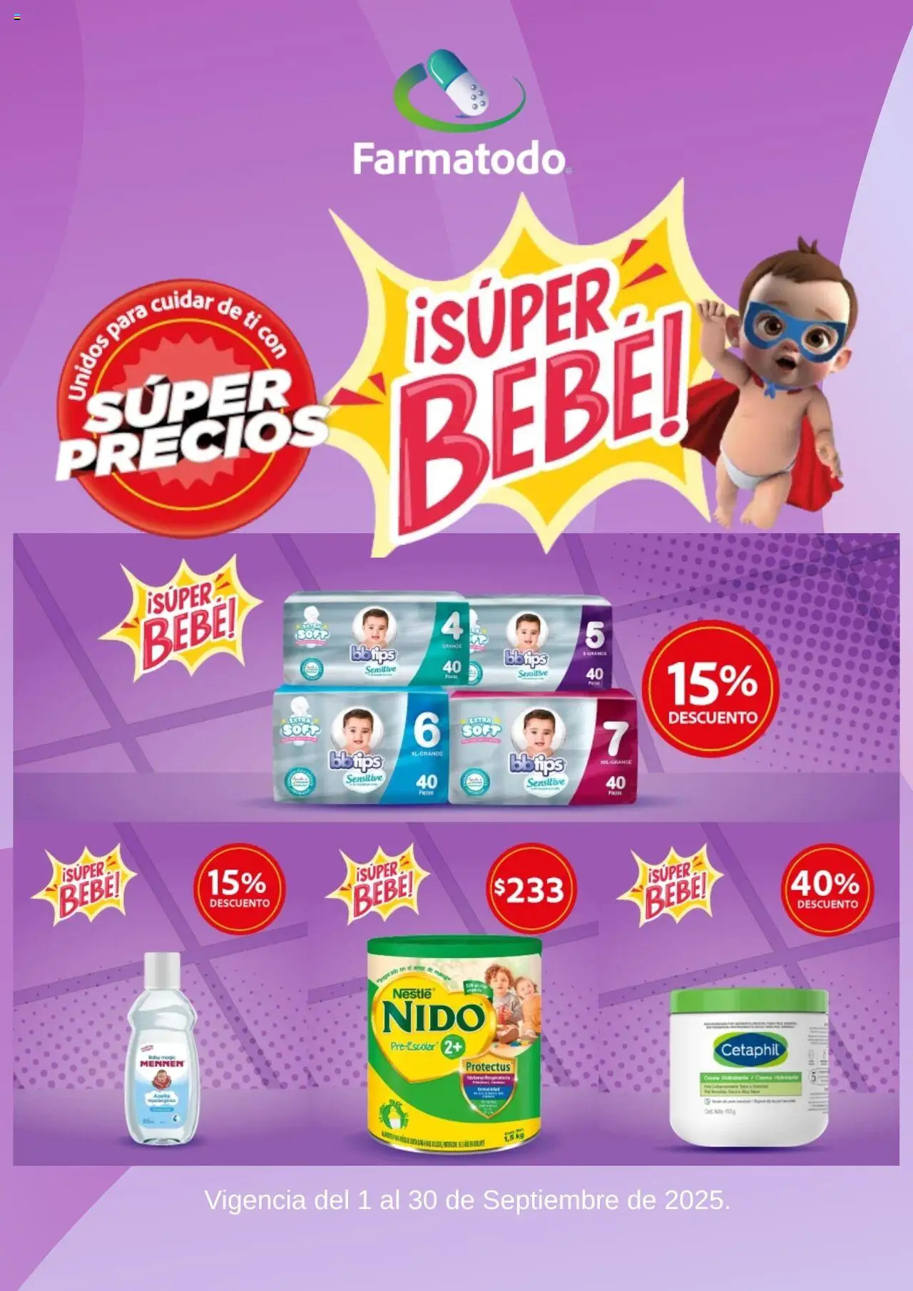 Catálogo Farmacias Unión y sus promociones válidas desde el 01/09/2025 - Número de página 1 - Crema