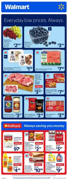 Preview of leaflet Weekly Flyer from shop Walmart is valid from Nov 06, 2025