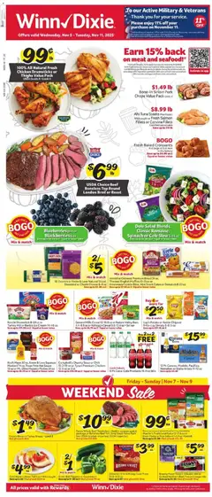 Ad Preview of Winn Dixie Weekly Circular - GA from 11/05/2025