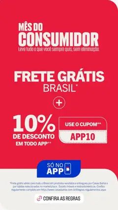 Pré-Visualização do folheto "Casas Bahia ofertas" da loja Casas Bahia válido a partir de 27/03/2026