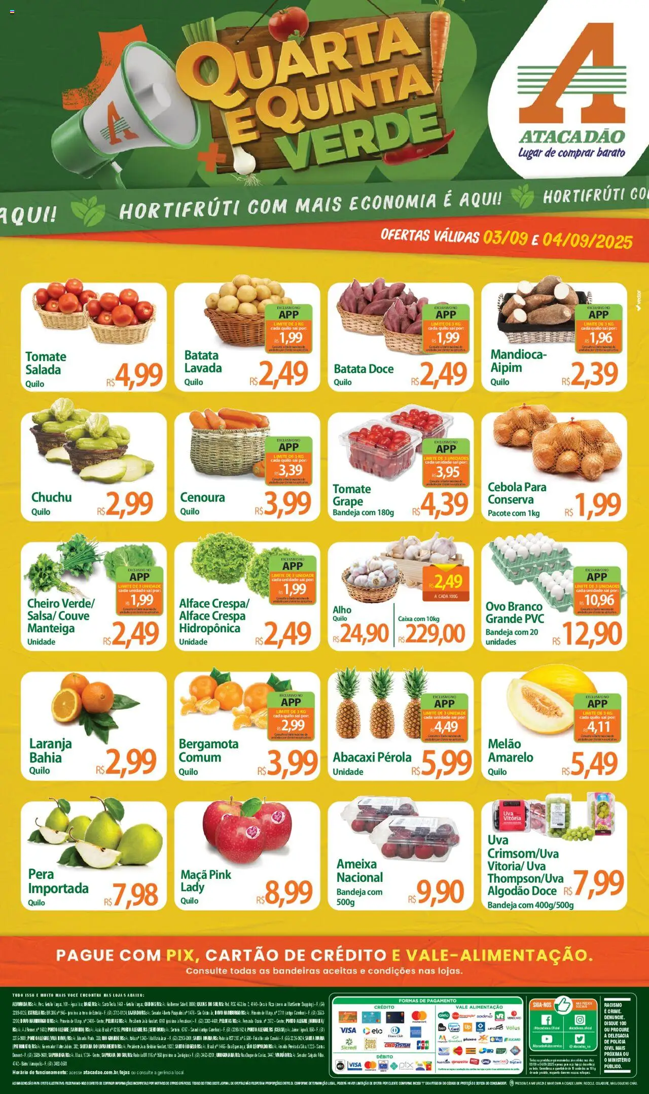 Atacadão folheto "Ofertas - RS" válido a partir de 03/09/2025 - número de página 1