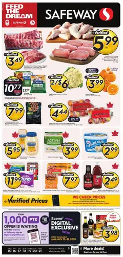 Preview of leaflet Weekly flyer / circulaire from shop Safeway is valid from Jan 15, 2026
