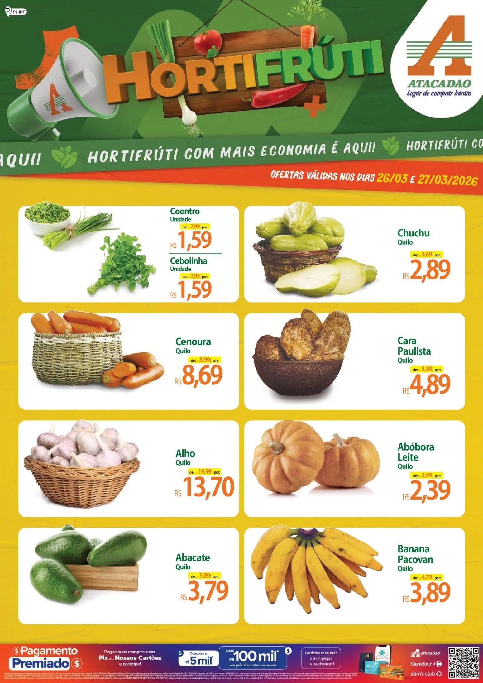 Pré-Visualização do folheto "Atacadão ofertas - PE" da loja Atacadão válido a partir de 26/03/2026