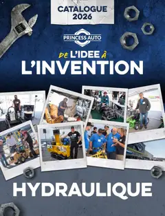 Un aperçu du dépliant Princess Auto catalogue - Hydraulique du magasin Princess Auto est valide à partir 21 avr. 2026