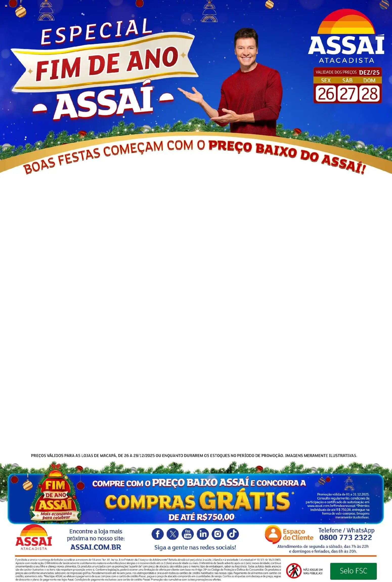 Pré-Visualização do folheto "Assaí Atacadista ofertas - AP" da loja Assaí Atacadista válido a partir de 05/04/2026