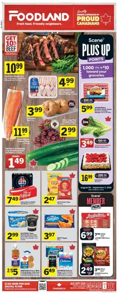 Preview of leaflet Weekly Flyer - NS from shop Foodland is valid from Aug 28, 2025