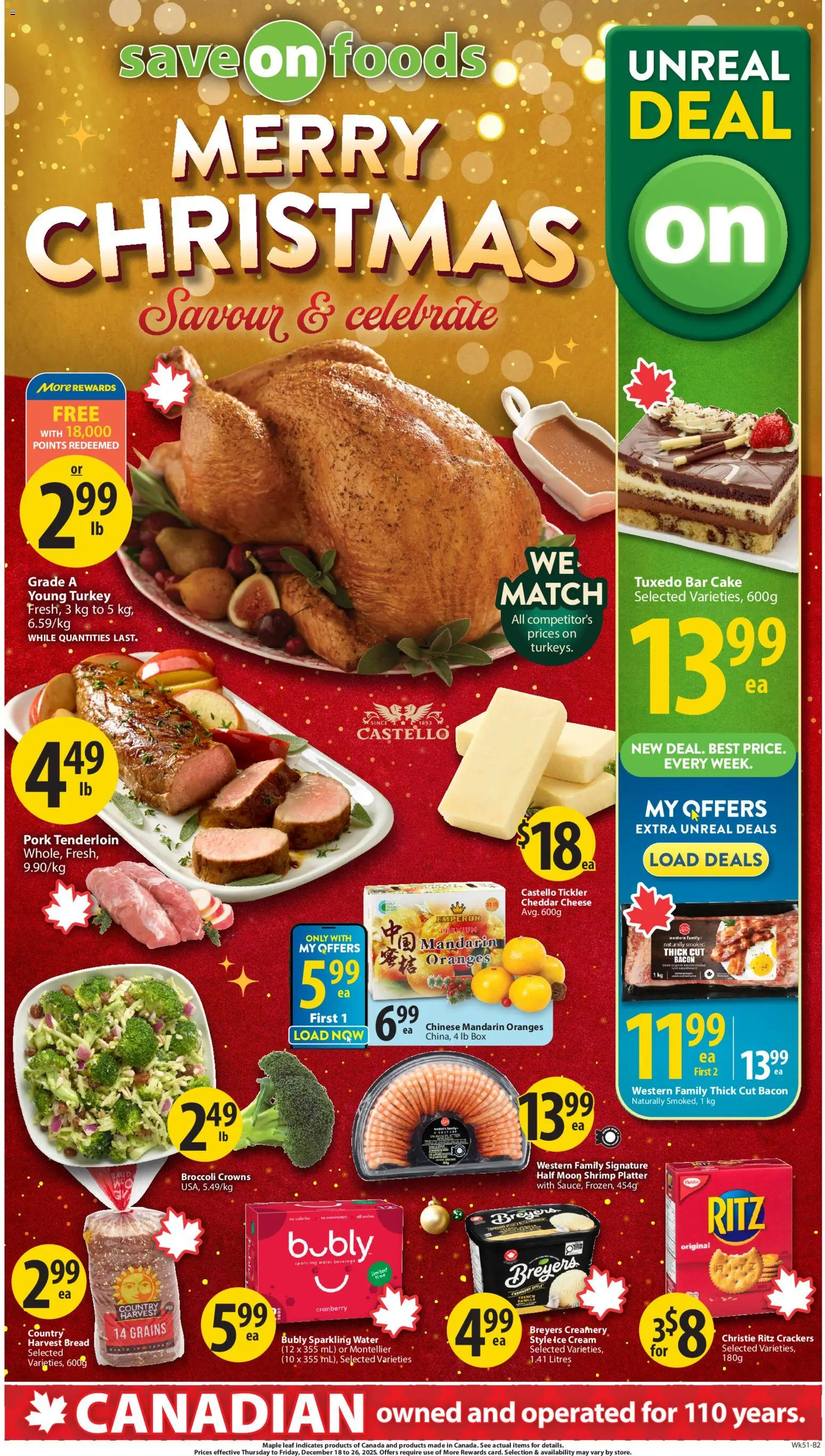 Preview of leaflet Weekly Flyer - AB from shop Save on foods is valid from Dec 18, 2025